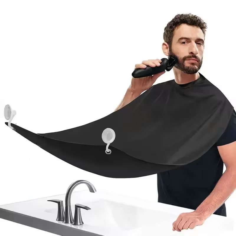 Hair Care Clinic - 男性用ひげシェービングエプロン-美容師やシェーバーのためのクリーニングビブ-グルーミングと衛生のための完璧な贈り物