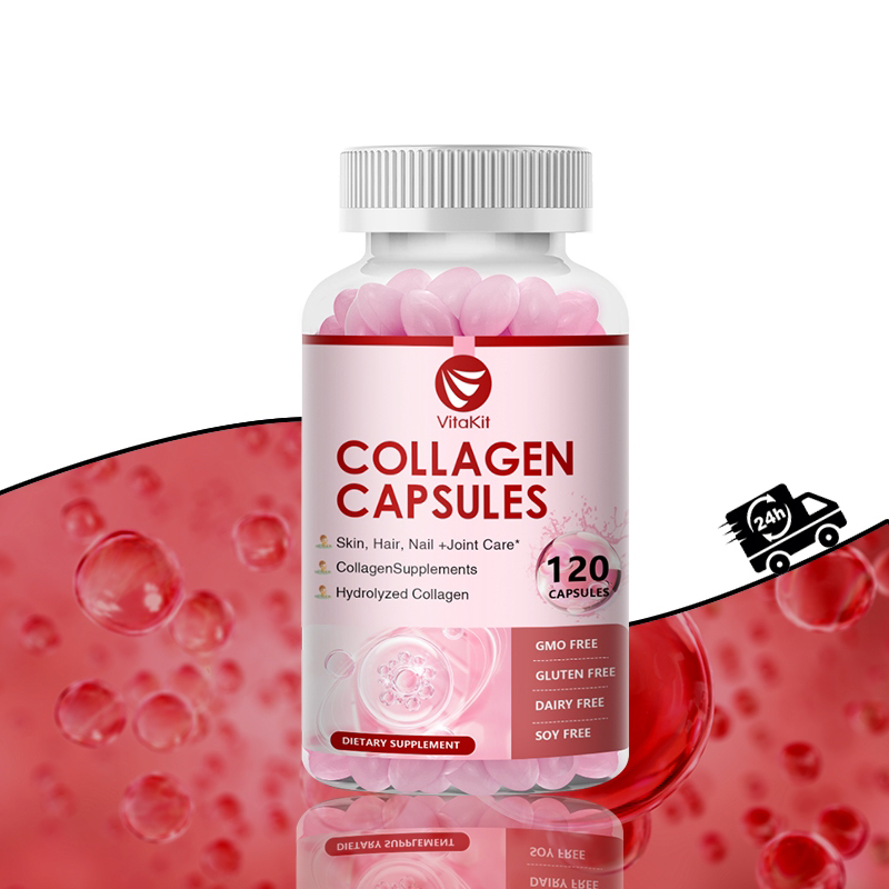 Hair Care Capsule - 強力な加水分解コラーゲンカプセル、ヒアルロン酸配合、抗酸化作用で肌、髪、爪の健康をサポート、ビタミン＆ミネラル