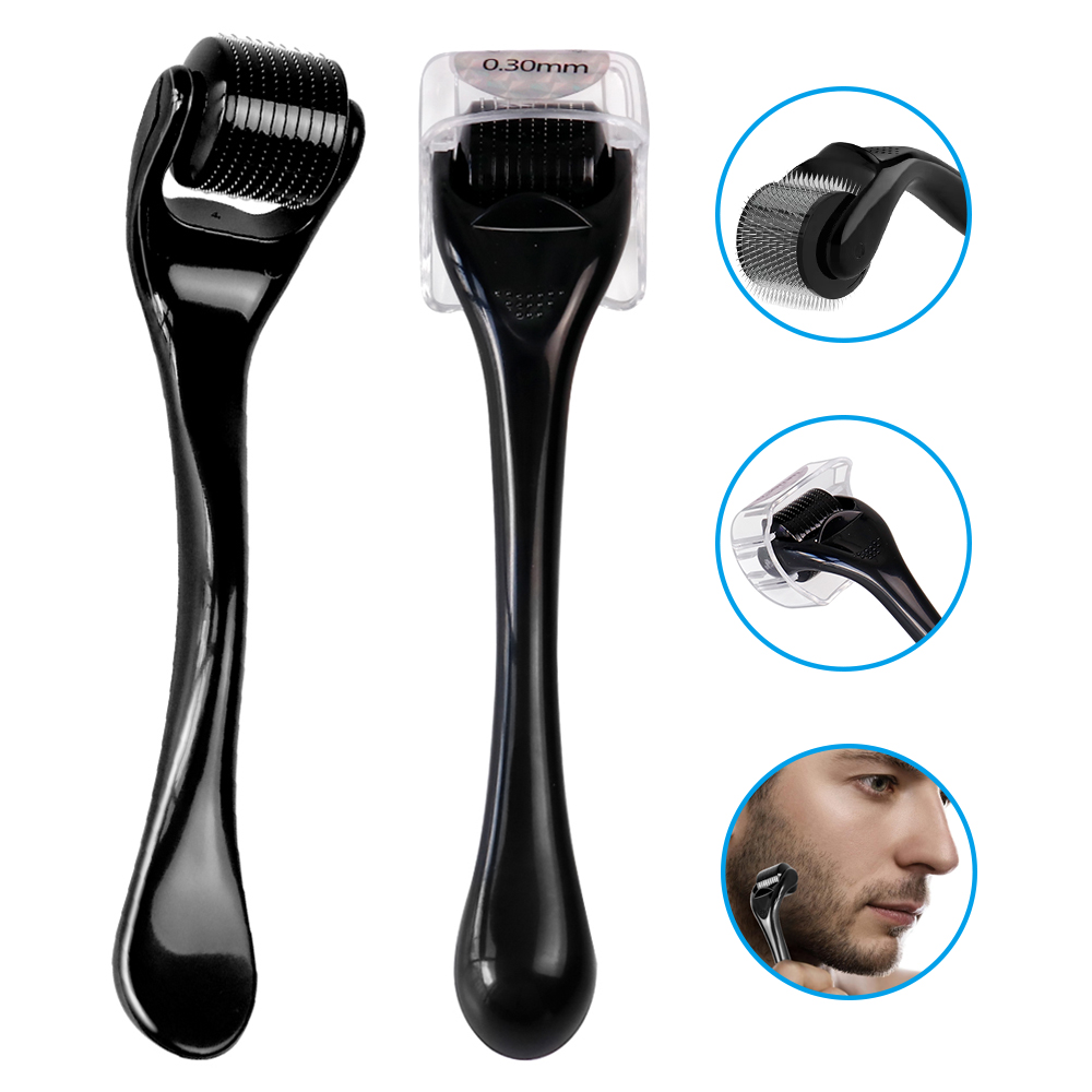 Hair Care Clinic - 1pc 540 チタンダーマローラースキンケアひげの成長育毛 0.2/0.25/0.3 ミリメートルマイクロニードルローラー家庭用フェイスロールツール