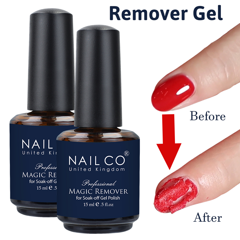 Hair Care Gel - NAILCO 15ml マジックリムーバー ネイルジェルポリッシュリムーバー UVジェルポリッシュ 迅速除去