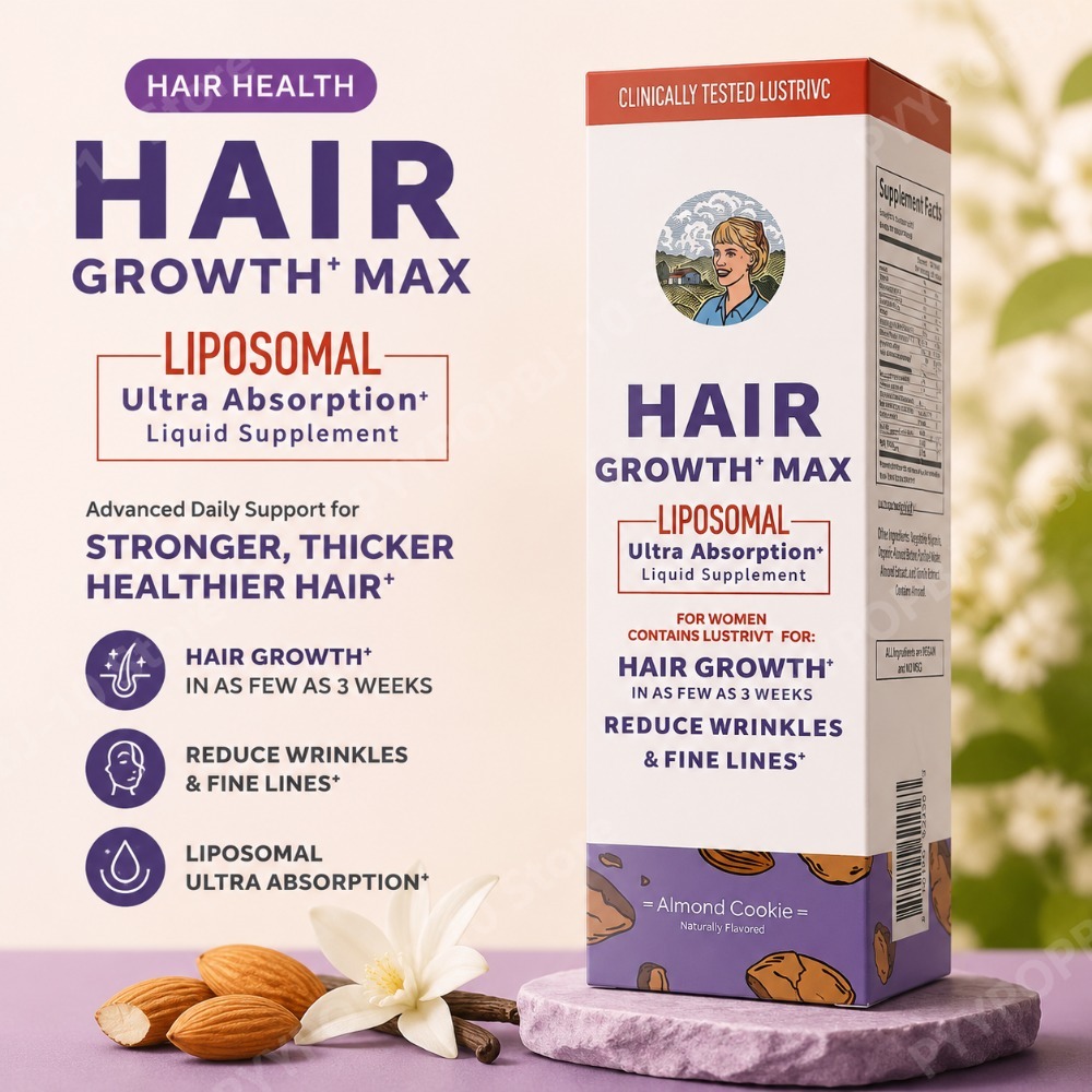Hair Care Capsule - リポソーマル育毛液、ノコギリヤシ＆ビオチン配合で3週間で髪を太く、シワを軽減、ヴィーガン・グルテンフリー、30回分