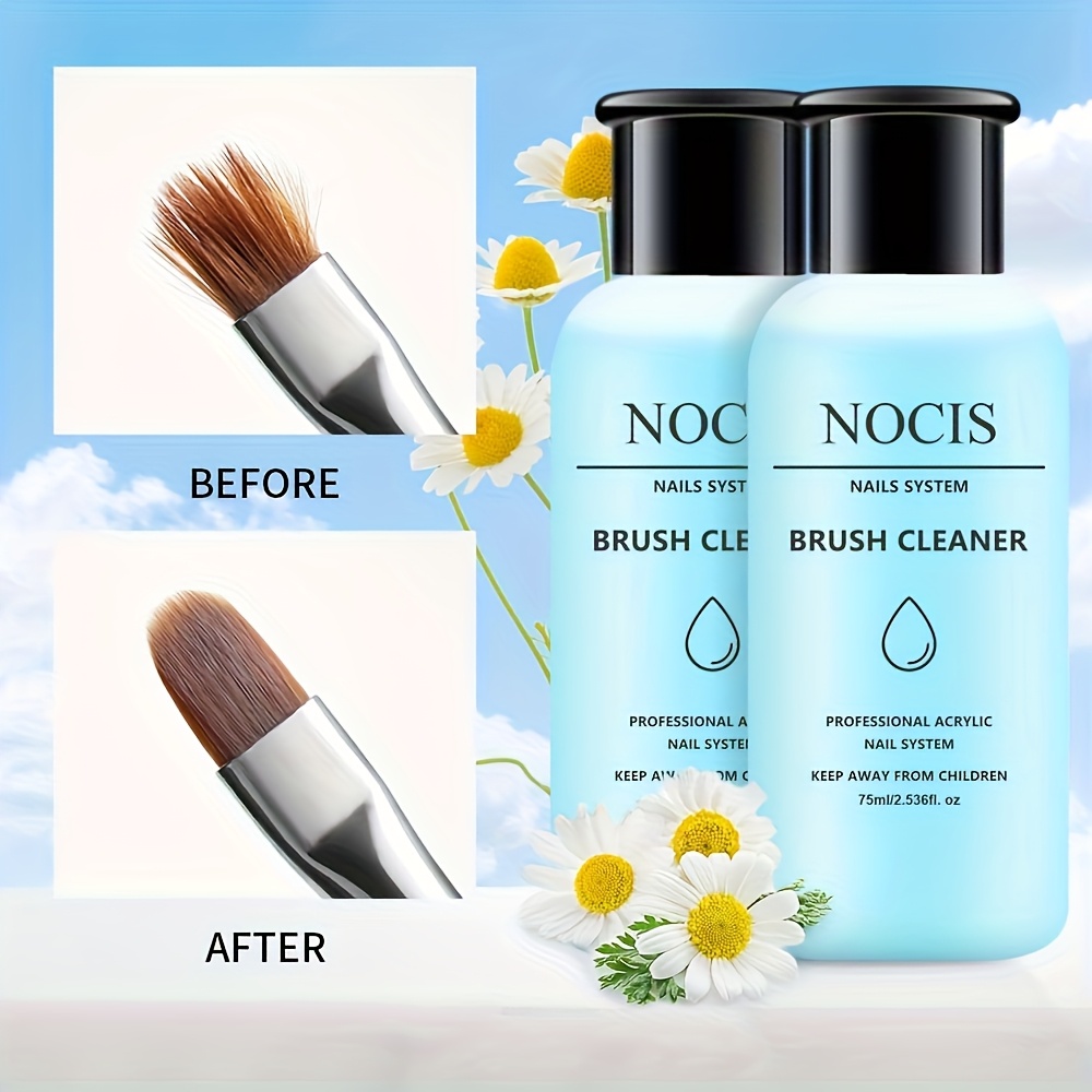 Hair Care Gel - NOCIS 75ml アクリルネイルブラシクリーナー アクリルブラシクリーナー液、ネイルジェルブラシクリーナー ネイルアーティスト用アクリルブラシクリーナー