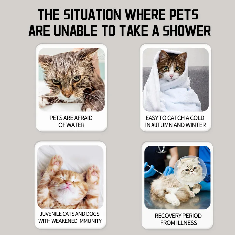 天然水なしドライシャンプーフォーム犬猫用リンス不要クリーニン - Dry Shampoo Travel のレビューと価格