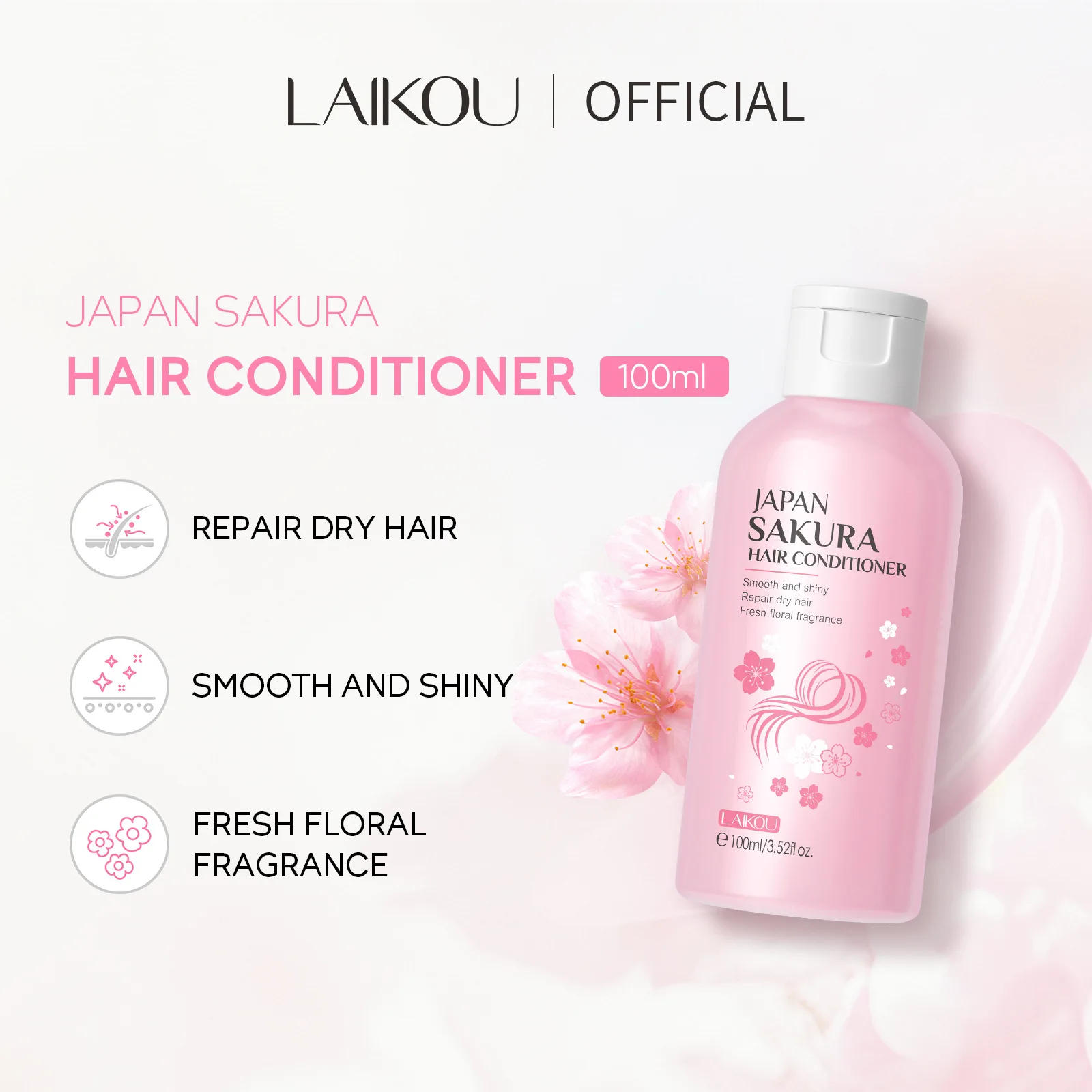 LAIKOU 日本桜シャンプーまたはヘアコンディショナー複合 - Hair Care Loreal のレビューと価格