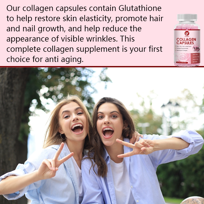 強力な加水分解コラーゲンカプセル、ヒアルロン酸配合、抗酸化作 - Hair Care Capsule のレビューと価格