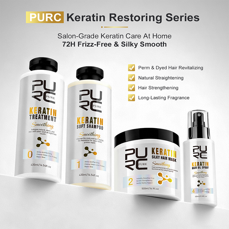 PURC ケラチントリートメント ヘアケアセット ストレート - Hair Care Keratin Treatment のレビューと価格