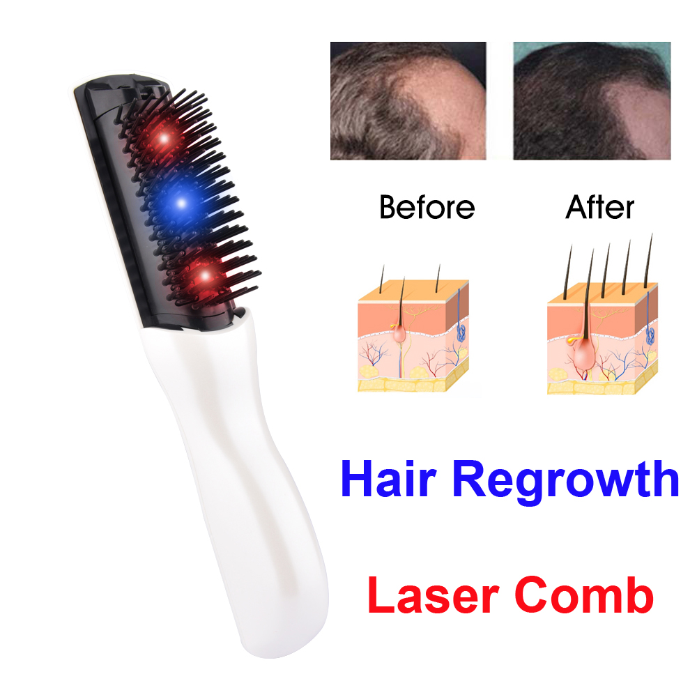 電気レーザー育毛コーム抗脱毛治療赤外線振動ヘアブラシケアマッ - Hair Care Clinic のレビューと価格