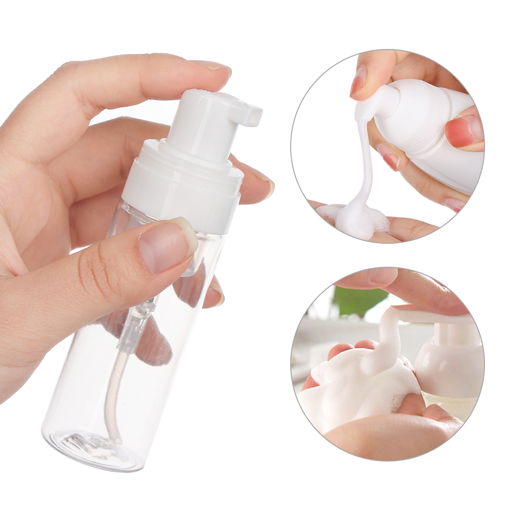 プラスチック製石鹸ディスペンサー,透明発泡ボトル,液体ポンプ - Dry Shampoo Travel のレビューと価格