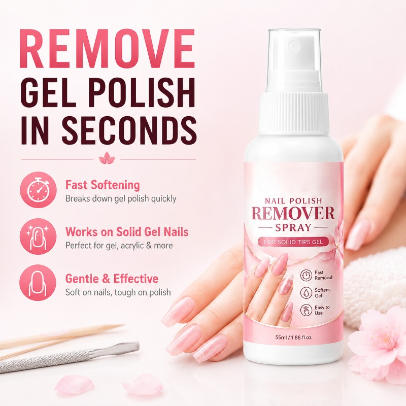ネイルリムーバースプレー ソリッドネイルジェル溶解液 速効性 - Hair Care Gel のレビューと価格
