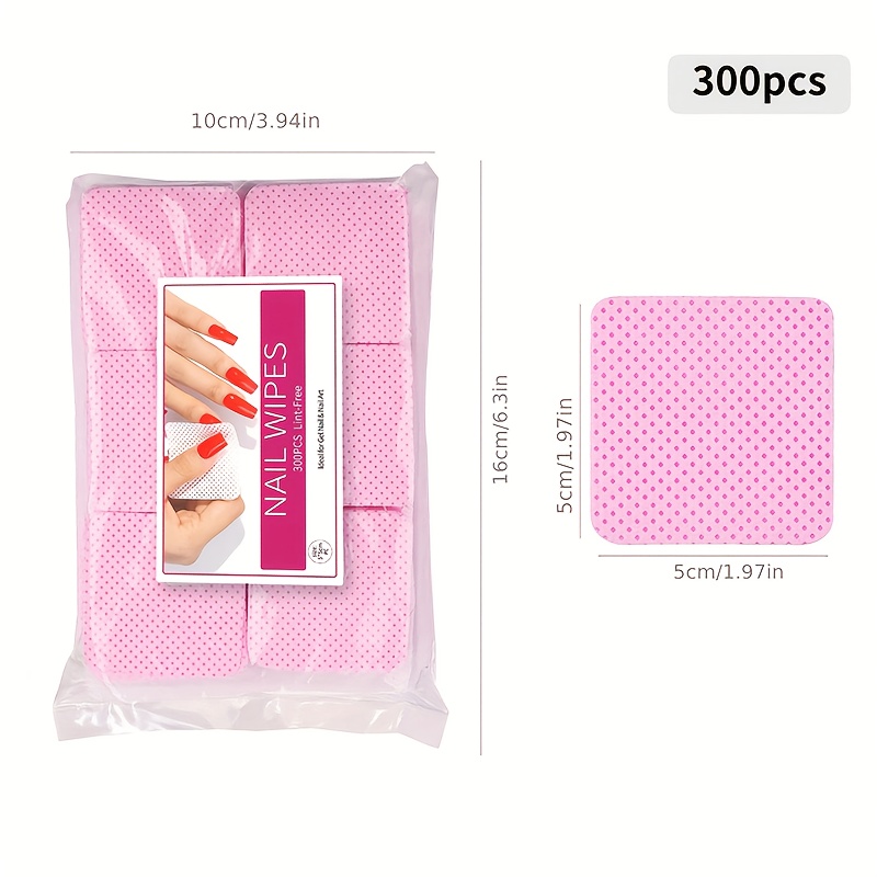 600個/2袋 毛のないネイルポリッシュメイク落としジェル、 - Hair Care Gel のレビューと価格