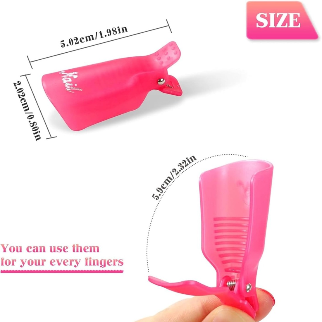 10個入りネイルポリッシュリムーバークリップ - ジェルアク - Hair Care Gel のレビューと価格